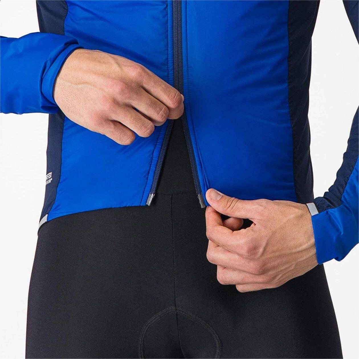 Veste Manches Longues Castelli Fly Jack-Sey Bleu 3/5