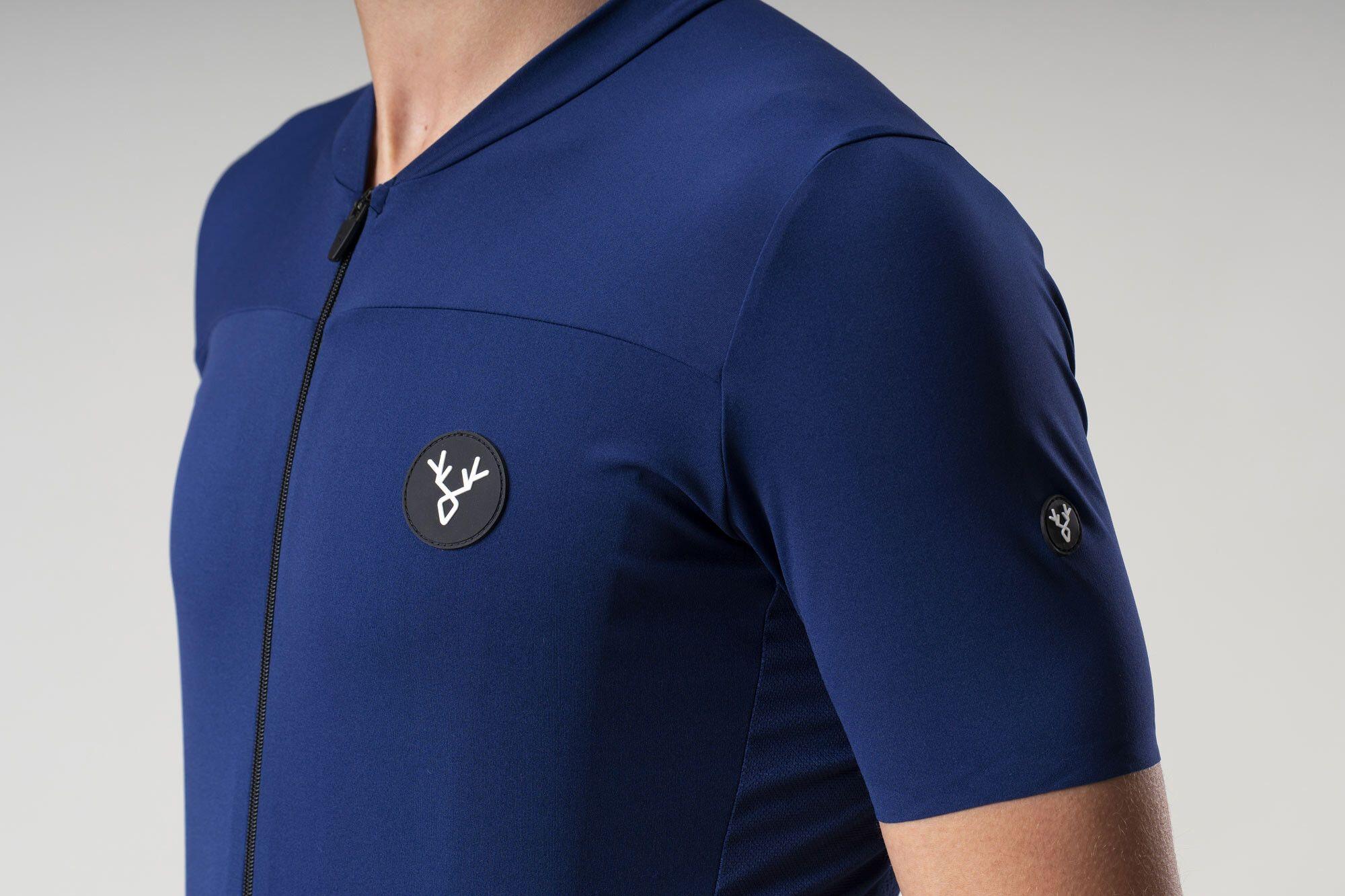 Maillot de manga corta LeBram Ventoux Azul Marino 3/7