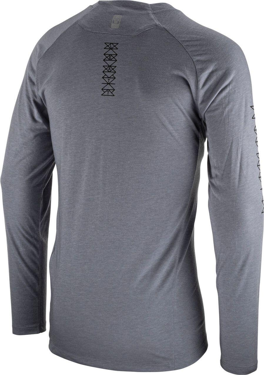 Camiseta MTB Gravity 2.0 de manga larga, ligera y cómoda, gris, hombre 3/7