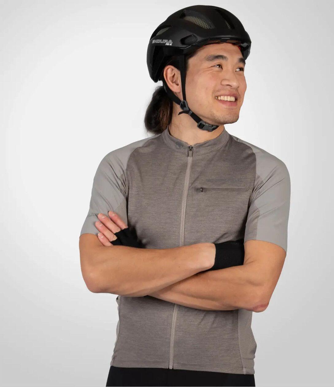 Maillot Manches Courtes Endura GV500 Reiver Gris 3/6