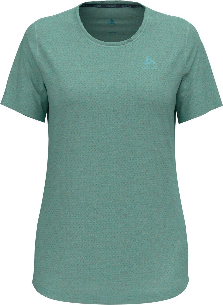 Odlo Active 365 Linencool Damestrui met Korte Mouwen Blauw 1/4