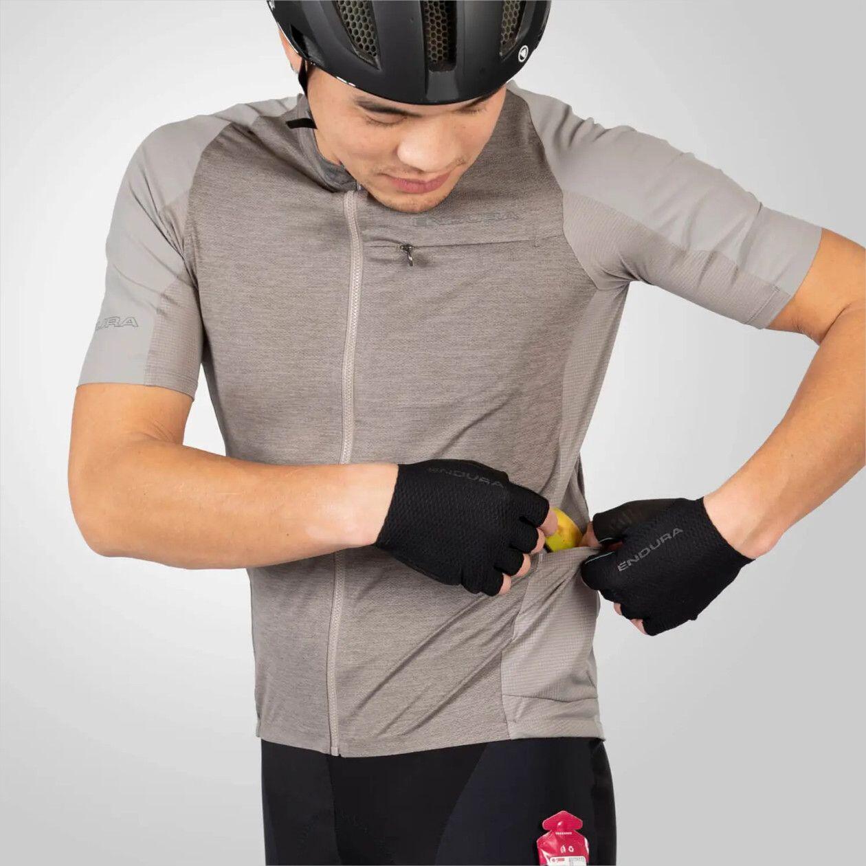 Maillot Manches Courtes Endura GV500 Reiver Gris 5/6