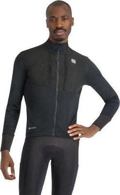 Sportful supergiara jas met lange mouwen voor heren zwart