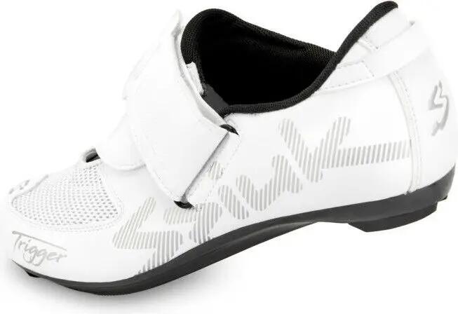 SpiukTrigger C Unisex Triathlon Shoes White 3/4