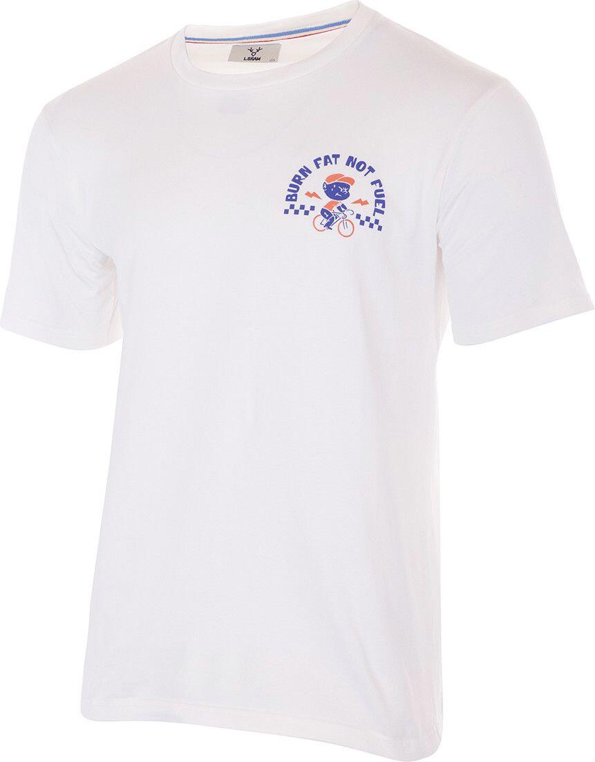 T-Shirt LeBram Burn Fat Not Fuel Blanc 2/6