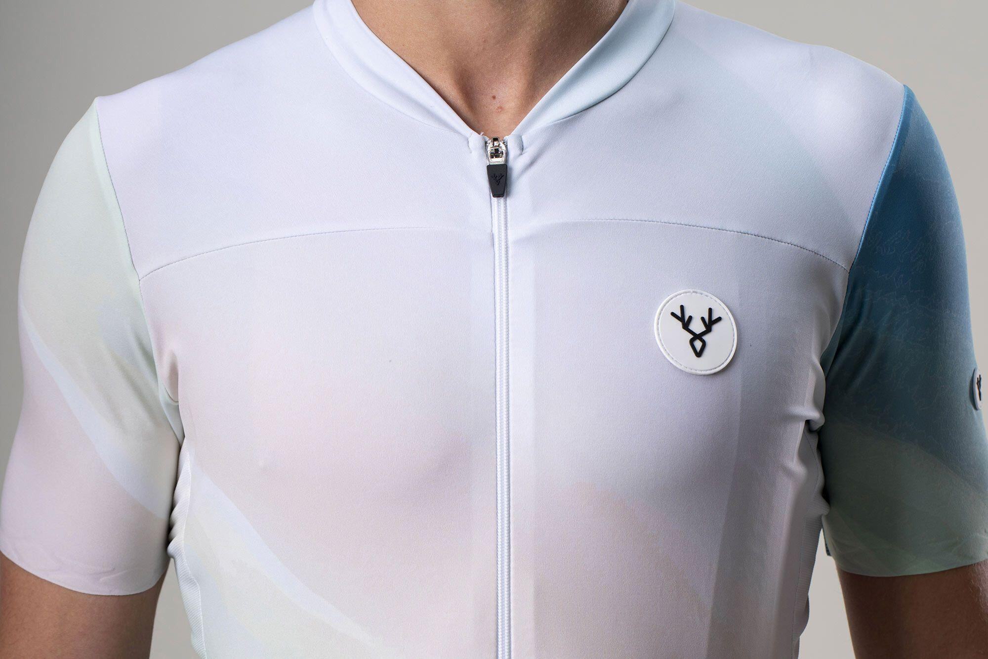 Maillot de manga corta LeBram Ventoux Verde Acuarela 4/7
