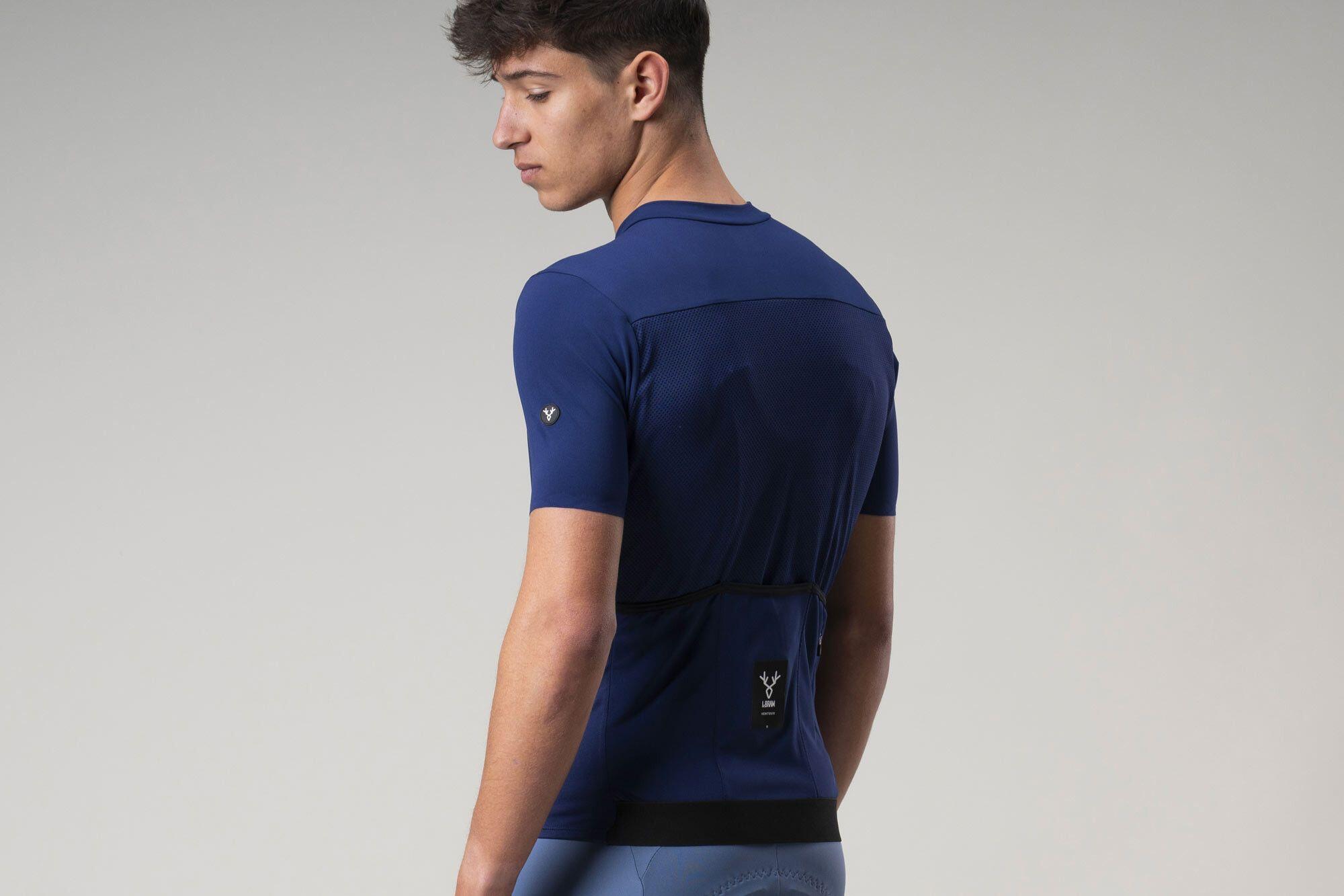 Maillot de manga corta LeBram Ventoux Azul Marino 6/7