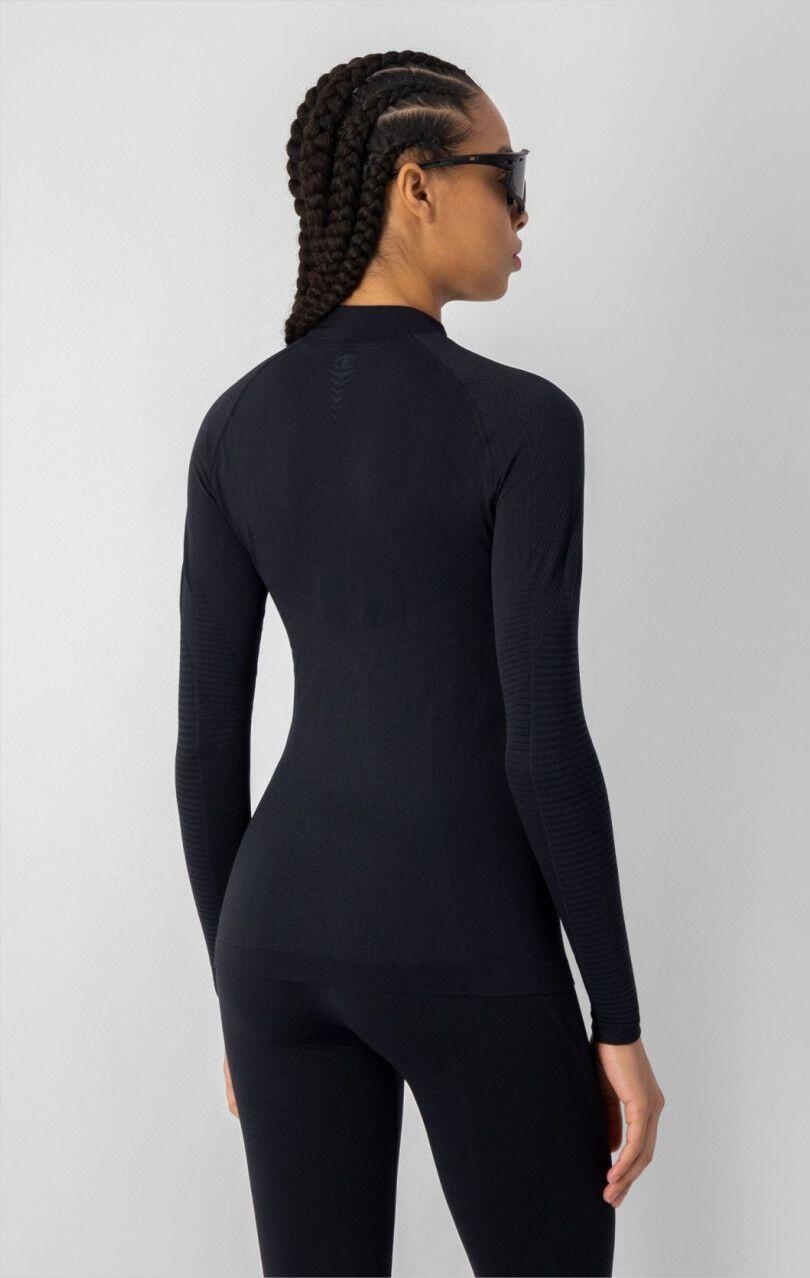 Baselayer Manches Longues Femme Champion Thermique Seamless Noir 4/5