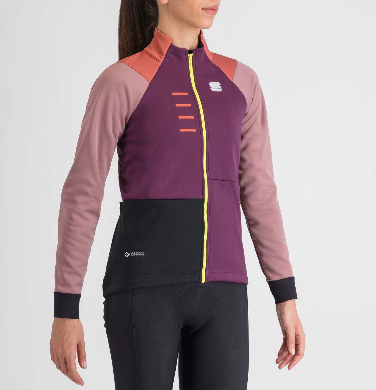 Giacca a maniche lunghe Sportful Tempo da donna Bordeaux/Mauve 3/6