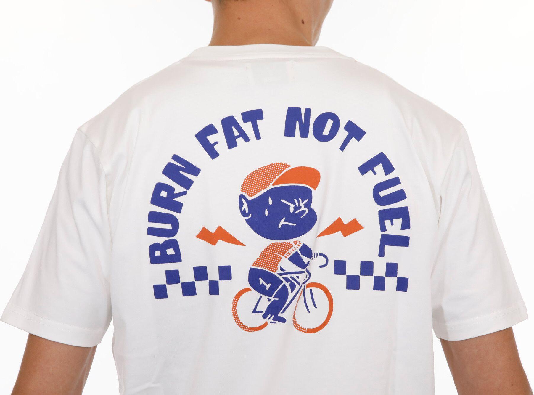 T-Shirt LeBram Burn Fat Not Fuel Blanc 4/6