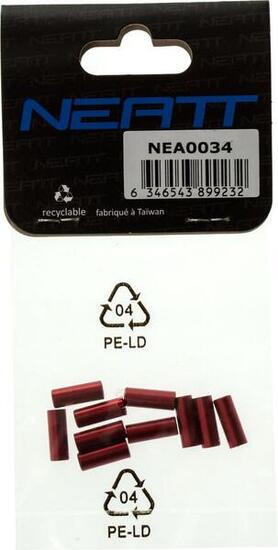 NEATT Aluminium-Außenzahnrad-Gehäusekappen - Rot