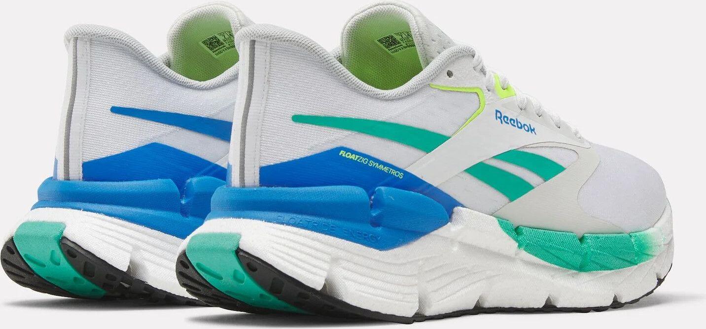 Zapatillas de running para mujer Reebok FloatZig Symmetros Blanco / Verde / Azul 3/7