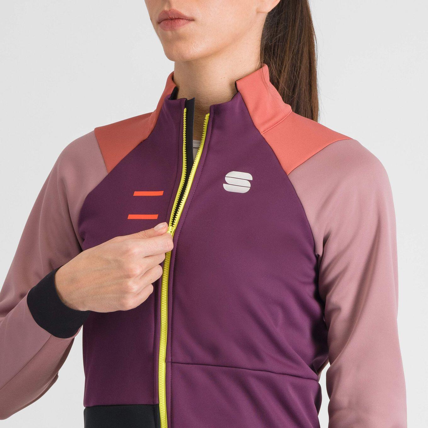 Giacca a maniche lunghe Sportful Tempo da donna Bordeaux/Mauve 5/6