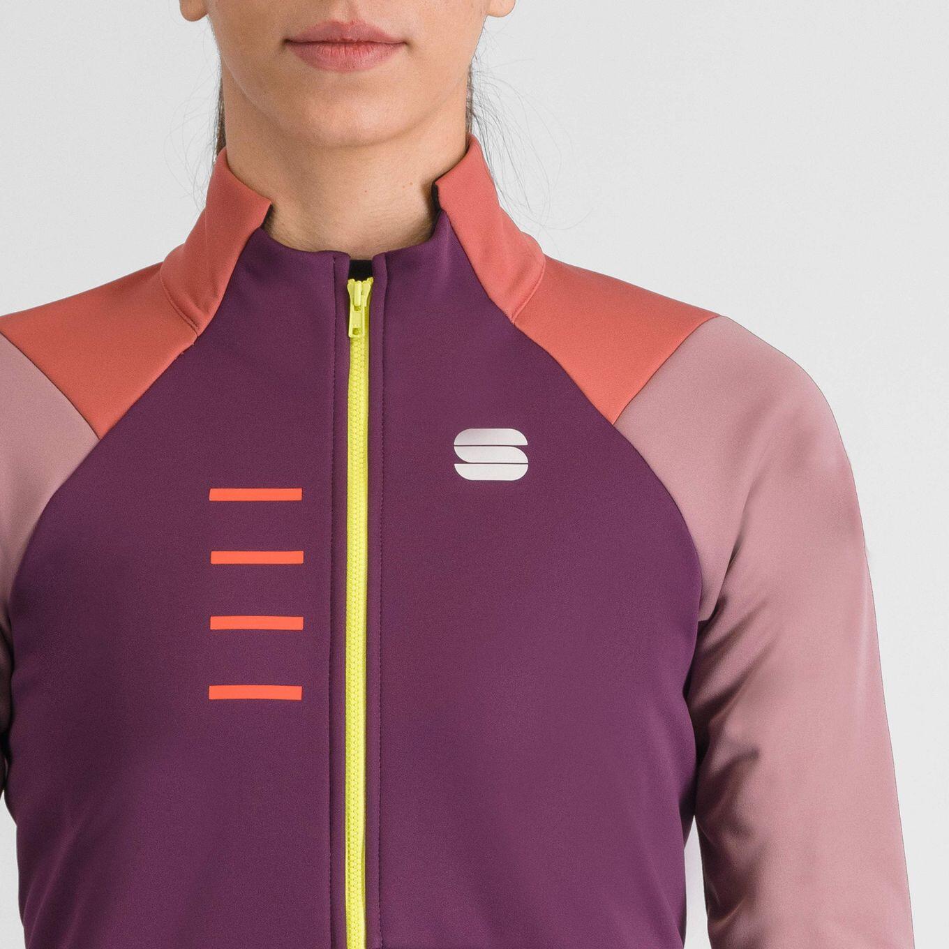 Giacca a maniche lunghe Sportful Tempo da donna Bordeaux/Mauve 4/6