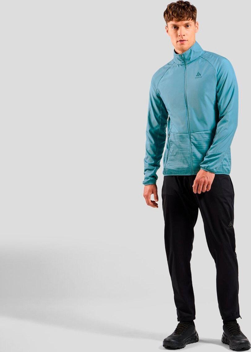 Veste Manches Longues Odlo Run Easy Warm Bleu Homme 3/7