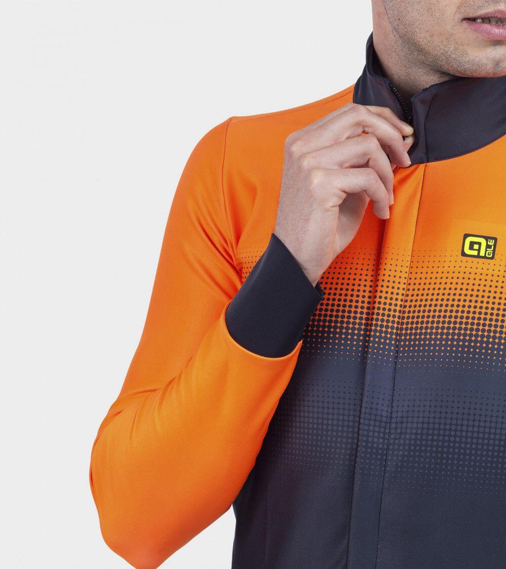 Veste Manches Longues Alé Gradient Noir/Orange Fluo 3/7
