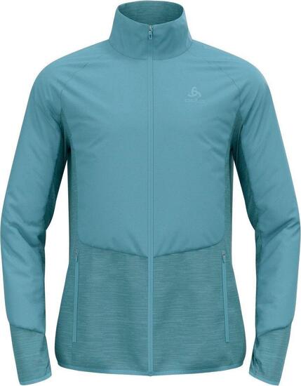 Veste Manches Longues Odlo Run Easy Warm Bleu Homme
