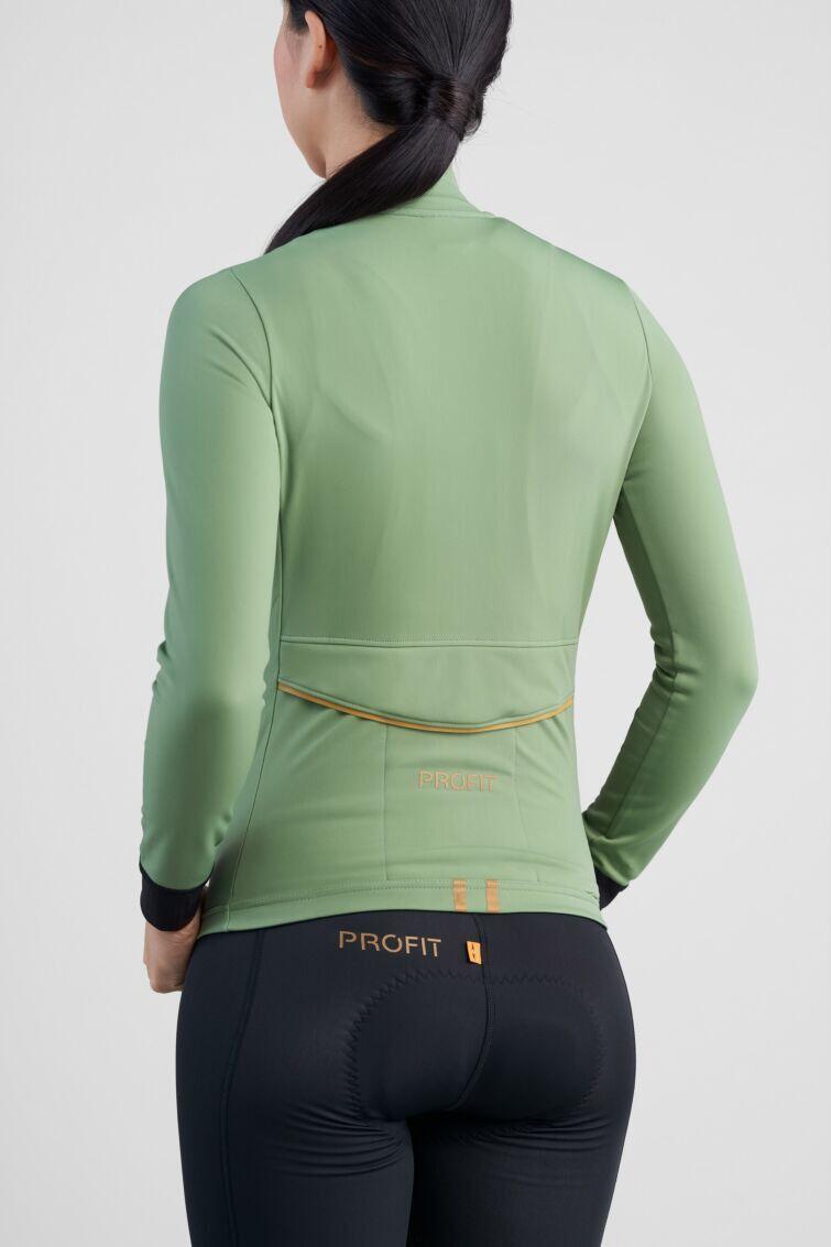 Camiseta de manga larga para mujer Spiuk Profit Cold&Rain W Verde 5/6
