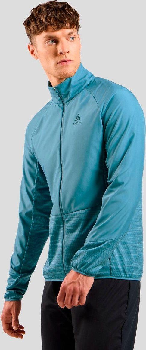 Veste Manches Longues Odlo Run Easy Warm Bleu Homme 4/7