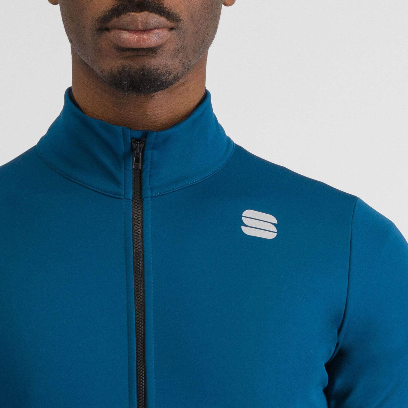 Heren Sportful Fiandre Pro Medium Long Sleeve Jas Blauw 4/7
