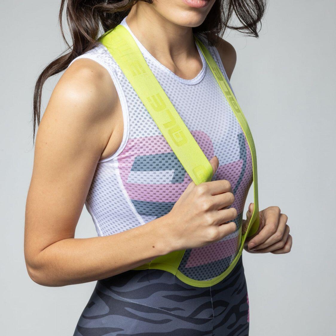 Damen Bibshorts Alé Sauvage Grau/Multi 4/5