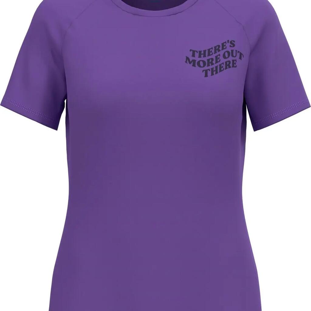 Odlo Essential Print Violet Women's Short Sleeve Jersey