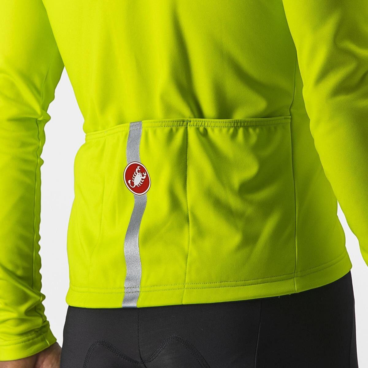 Castelli Fondo 2 camisola de cal amarelo/reflexo 3/7