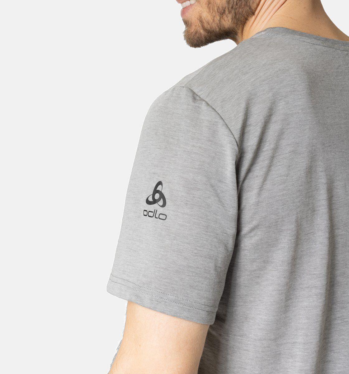 Maillot Manches Courtes Odlo Ascent 365 Gris 3/3