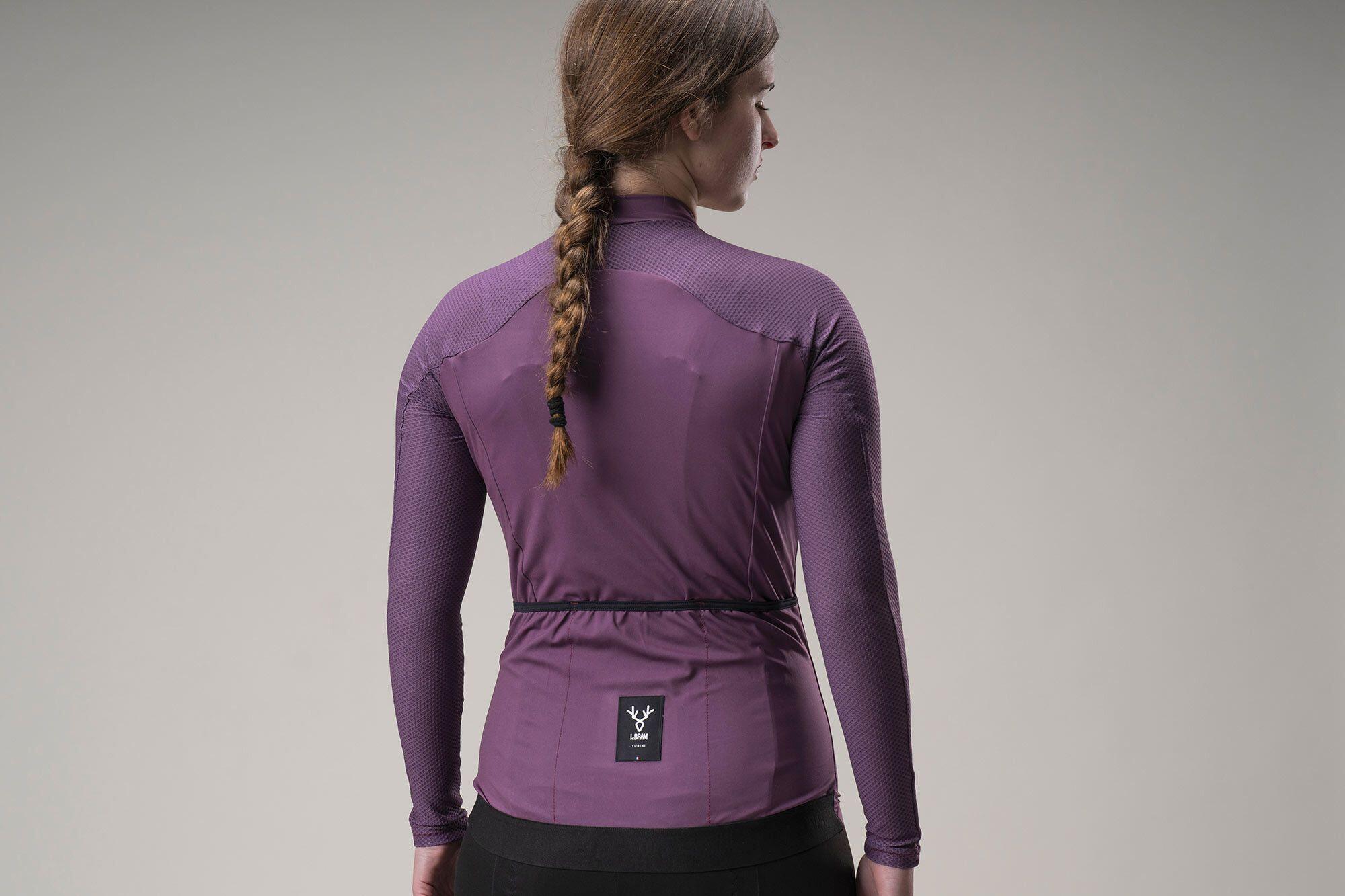 Maillot Manches Longues Femme LeBram Turini Violet Prune 5/7