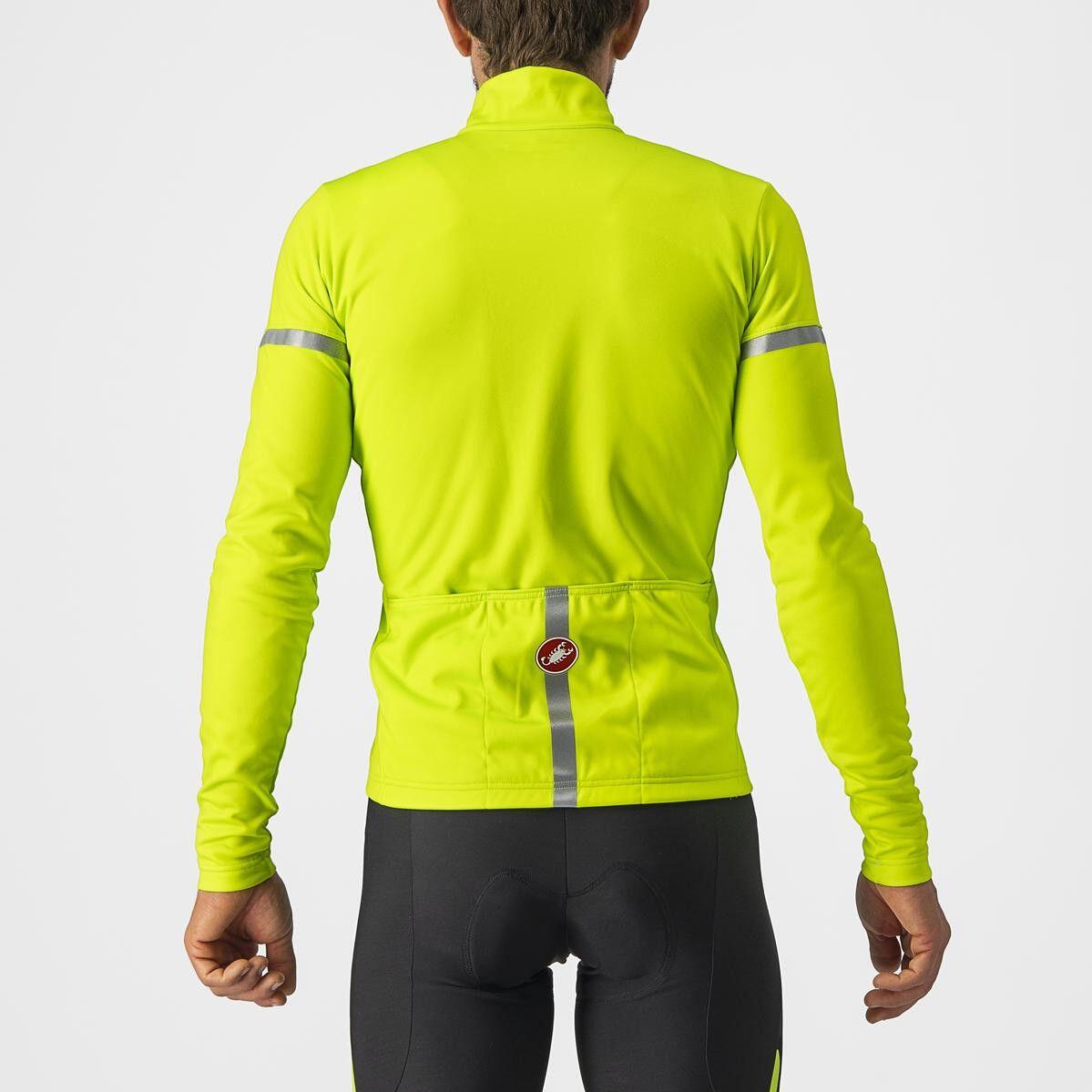 Castelli Fondo 2 camisola de cal amarelo/reflexo 2/7