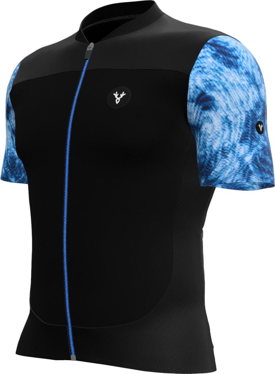 Maillot Manches Courtes LeBram Ventoux Élément Bleu Noir 2/3