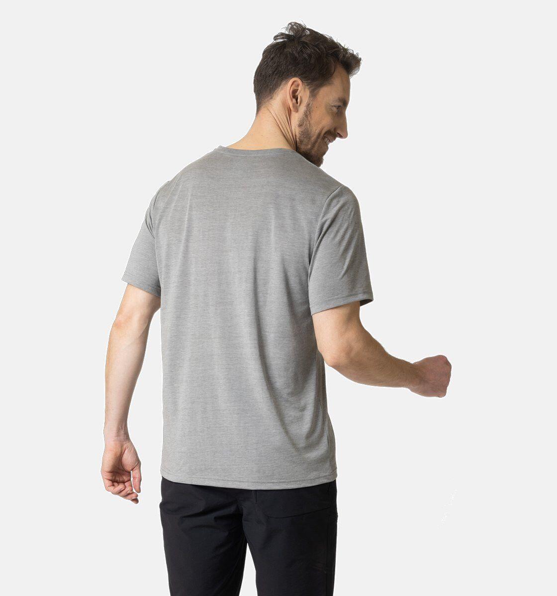 Maillot Manches Courtes Odlo Ascent 365 Gris 2/3