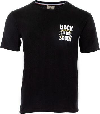 Lebram back in the saddle t-shirt black