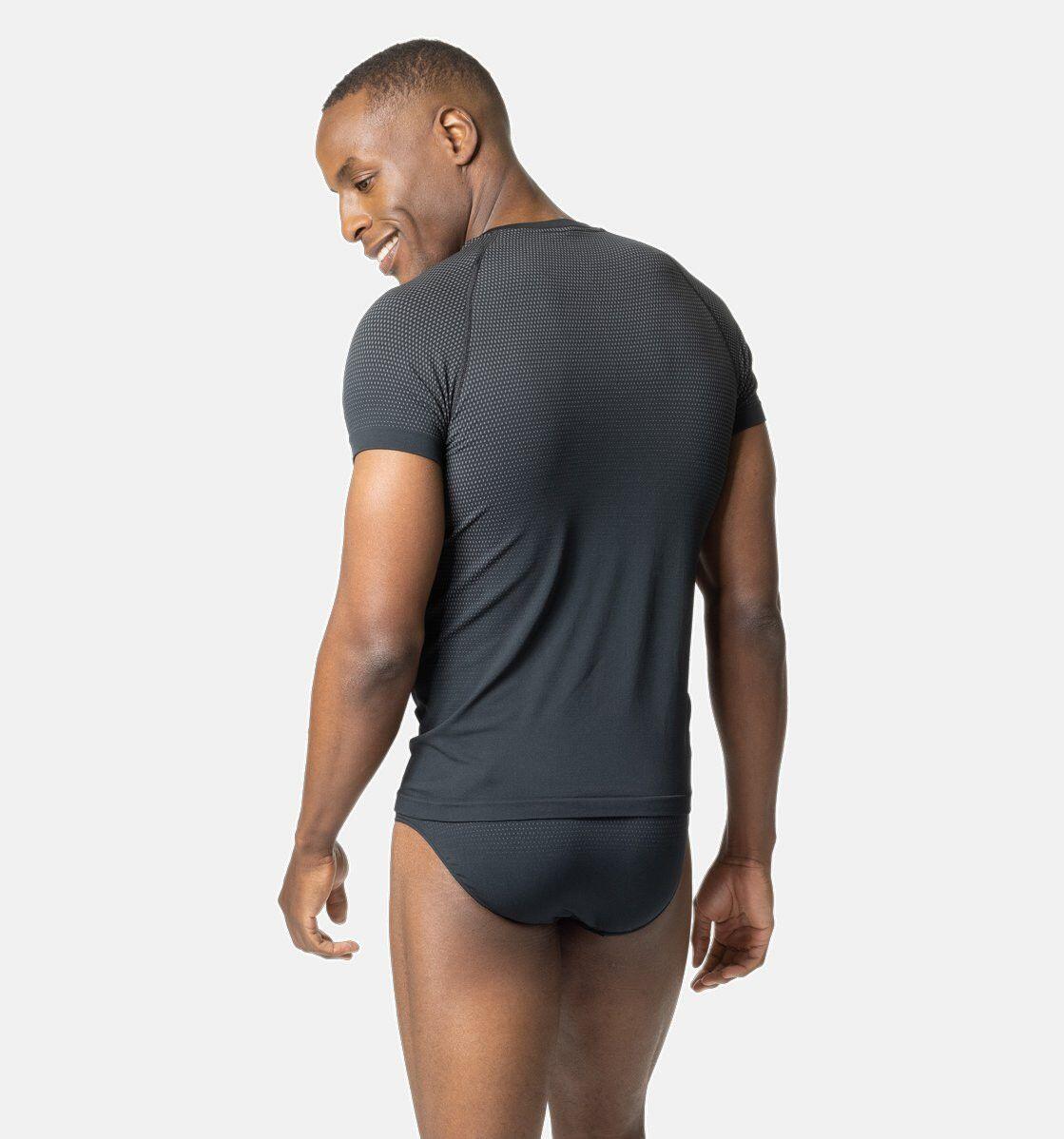 Camiseta Manches Courtes Odlo Performance Light Eco Noir M 2/8