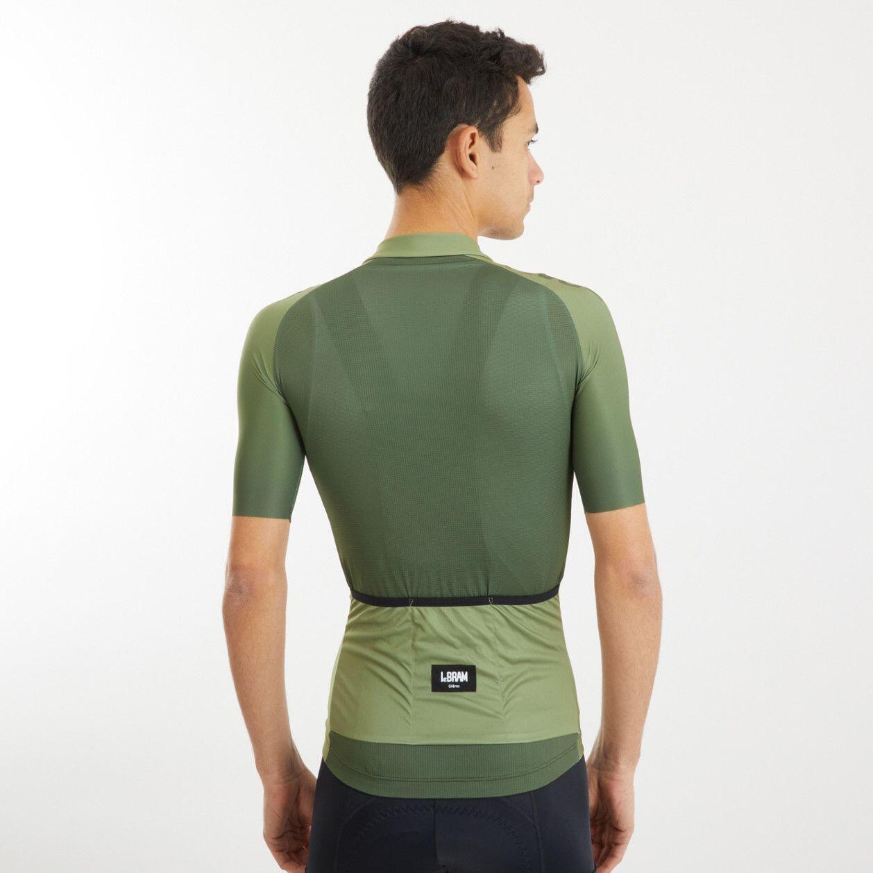 LeBram Glières Short Sleeve Jersey Khaki Green 2/5