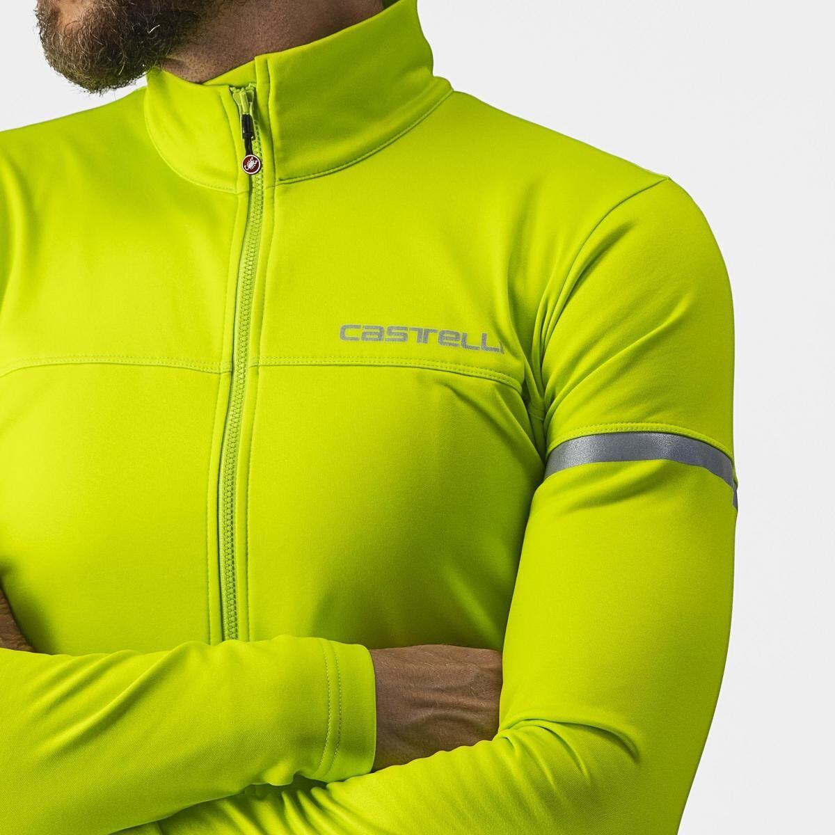Castelli Fondo 2 camisola de cal amarelo/reflexo 5/7