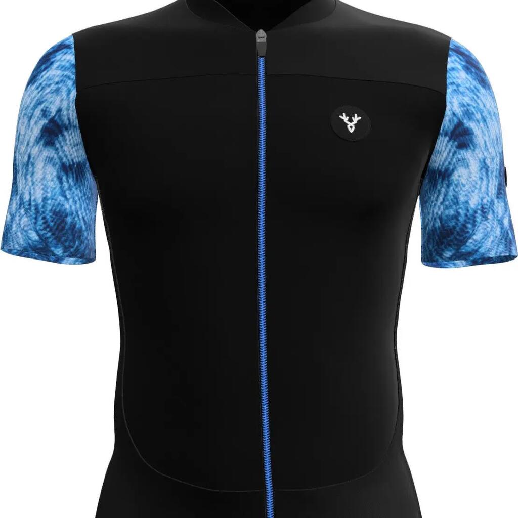 LeBram Ventoux Élément Short Sleeves Jersey Blue Black
