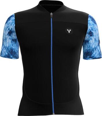 Lebram ventoux element short sleeve jersey blue black