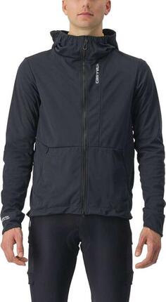 Chaqueta de manga larga Castelli Trail Hoodie Negro