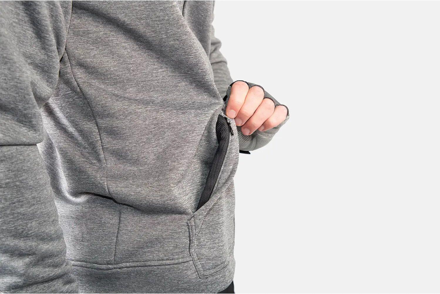 Herren Hoodie Mit Großen Fronttaschen 6/7