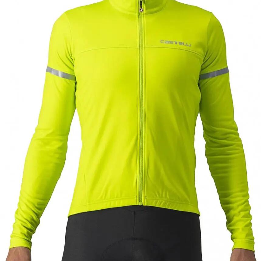 Castelli Fondo 2 lime Yellow/reflex jersey