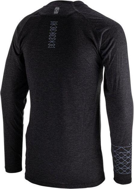 MTB-shirt Gravity 2.0 met lange mouwen, licht en comfortabel Zwart Heren 4/7