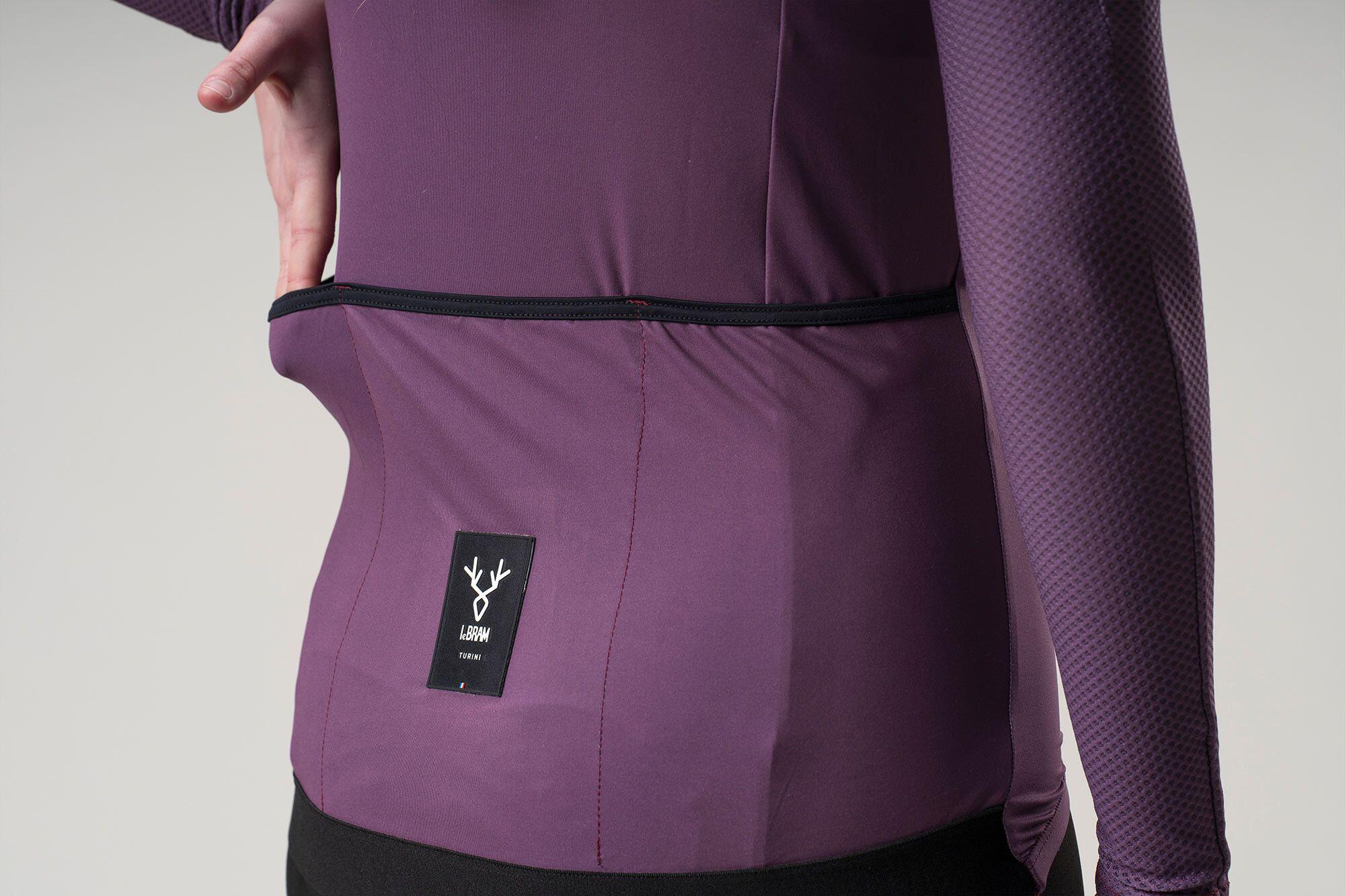 Maillot Manches Longues Femme LeBram Turini Violet Prune 6/7