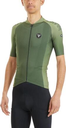 Maillot Manches Courtes LeBram Glières Vert Kaki