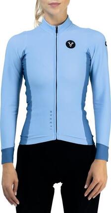 Maillot Manches Longues Femme LeBram Race Thermique Bleu