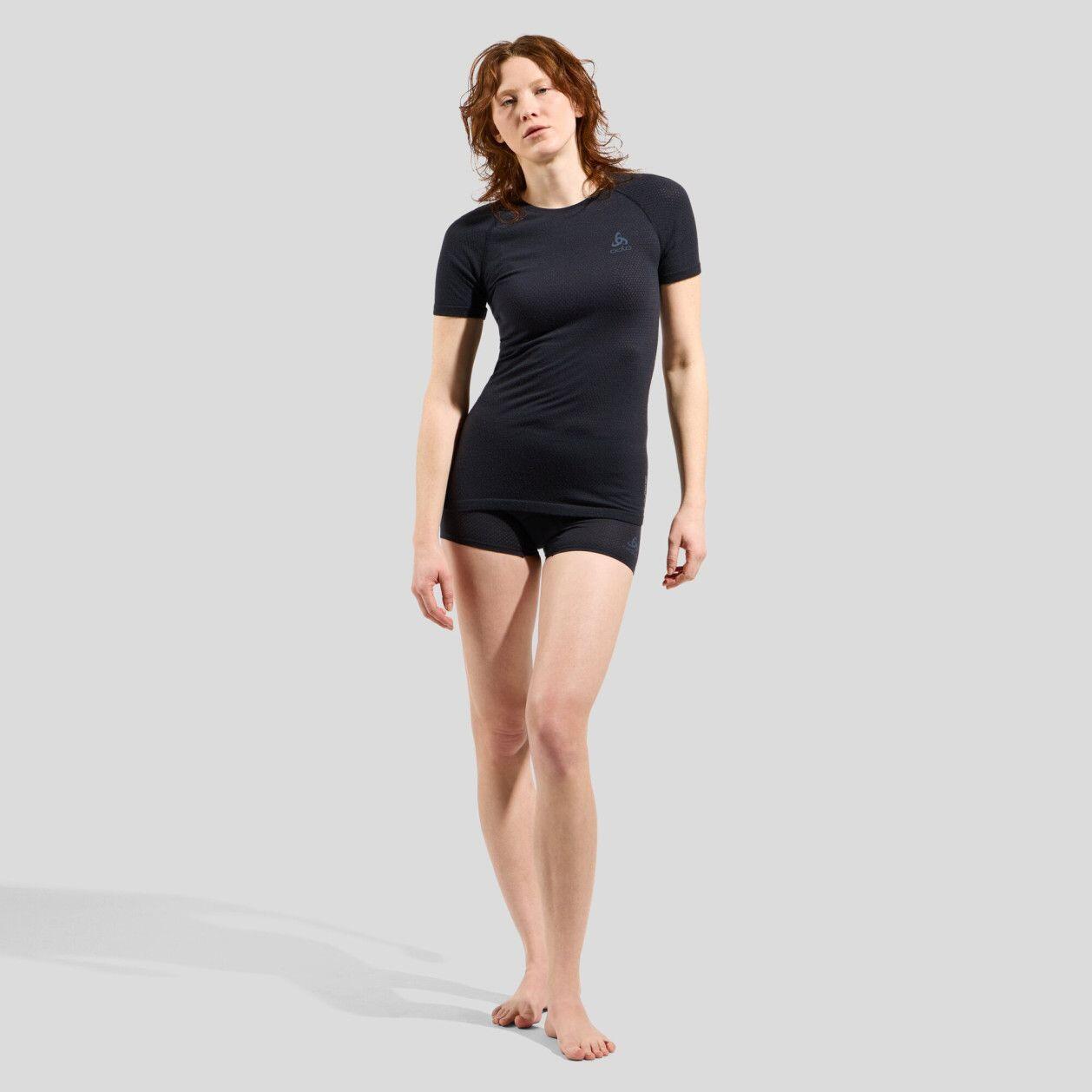 Boxer Femme Odlo Performance Wool 140 Seamless Noir 5/5
