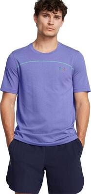 Under armour vanish elite seamless wordmark blue men's short sleeve jersey