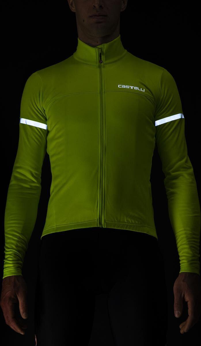 Castelli Fondo 2 camisola de cal amarelo/reflexo 6/7