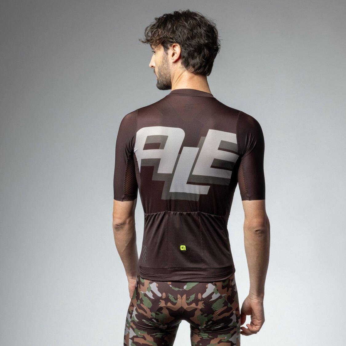 Maglia a maniche corte Alé Sauvage Brown 2/7
