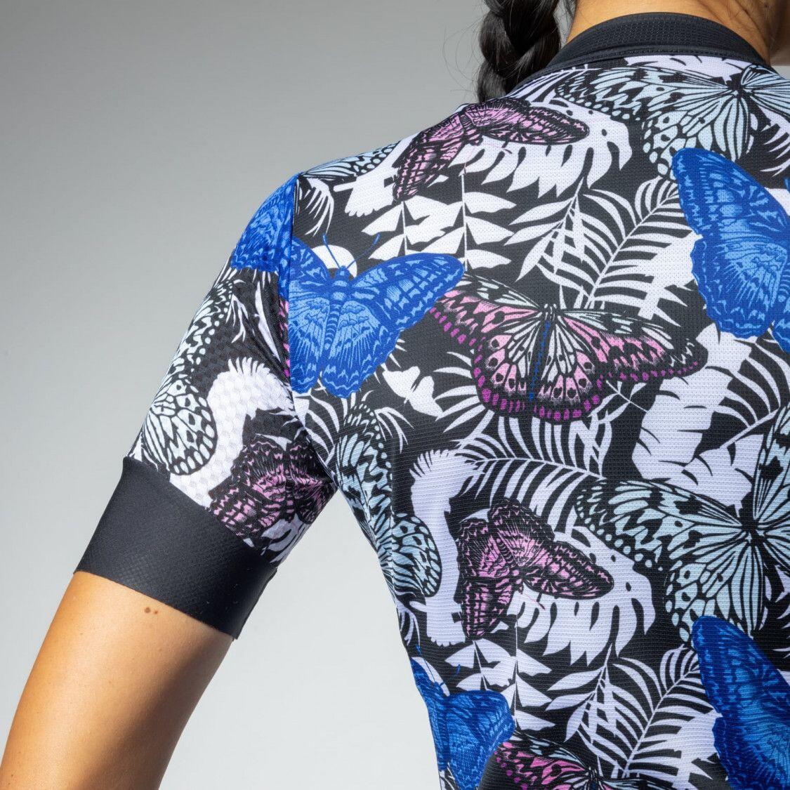 Maglia a manica corta Alé Vanessa Donna Blu/Nero 5/7